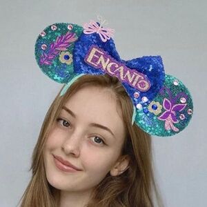 NWOT Mouse Ears Bow Headbands Halloween Costume Princess Decoration For Encanto